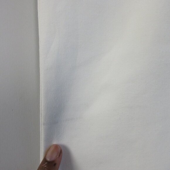 Club Monaco Capri Pants Women 6 White Cotton Blend Cropped Mid Rise Casual 288 - Picture 7 of 11